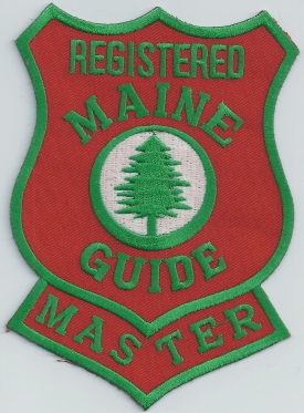 Registered Maine Guide Master badge